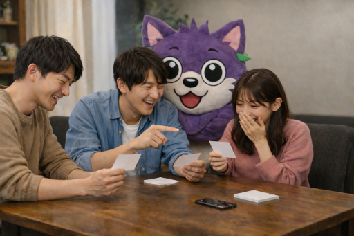 ワードウルフの会話をしている男女の画像