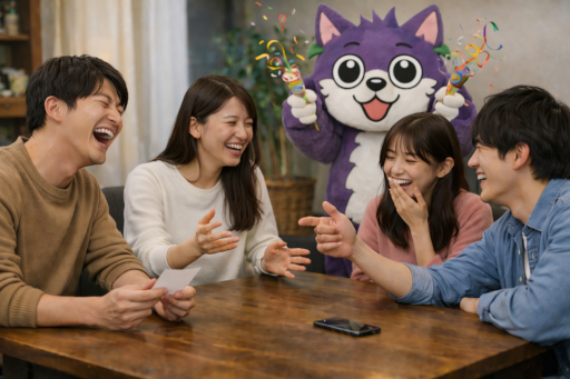 ワードウルフで盛り上がっている画像